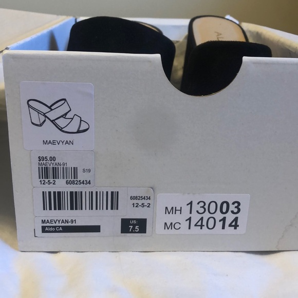 ALDO - Suede Heeled Sandals - Picture 2 of 7